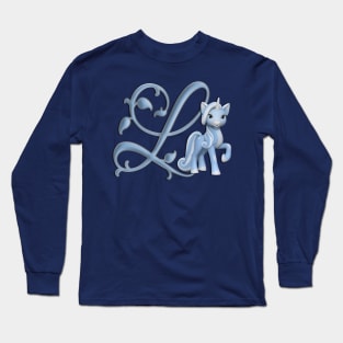 Monogram L Custom Unicorn Long Sleeve T-Shirt